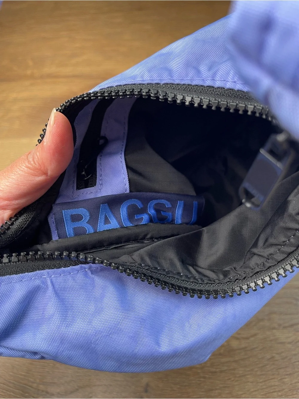 BAGGU Mini Nylon Shoulder Bag - Bluebell